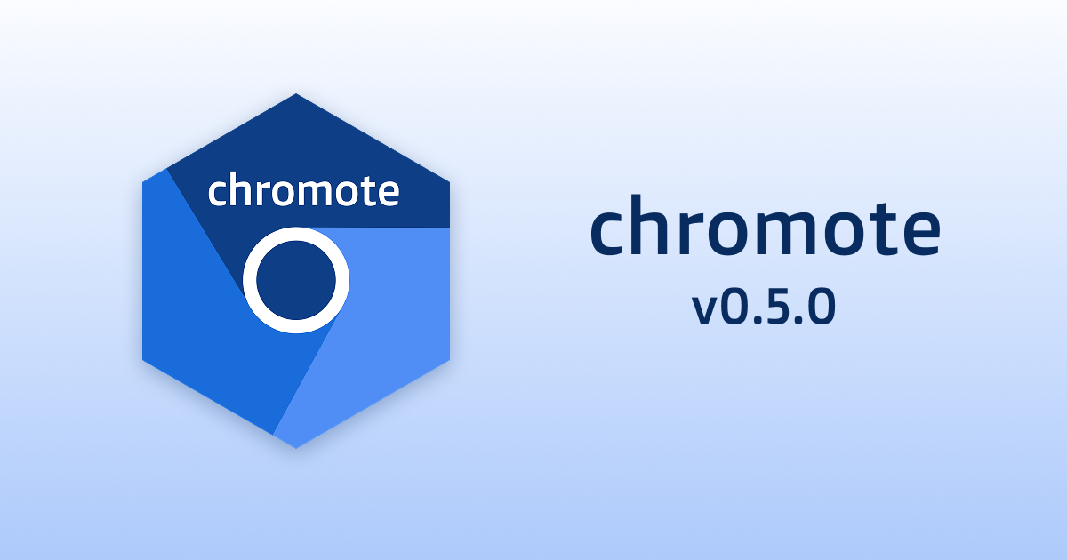 chromote v0.5.0