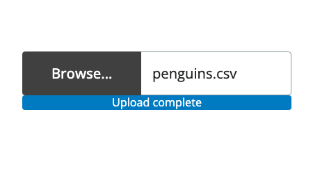 File Input component preview