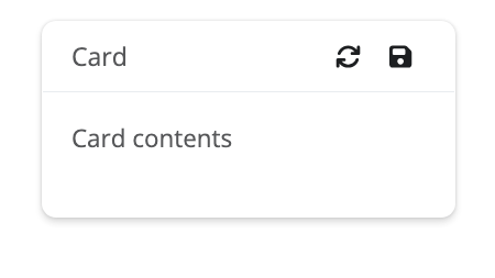 Toolbar Button component preview