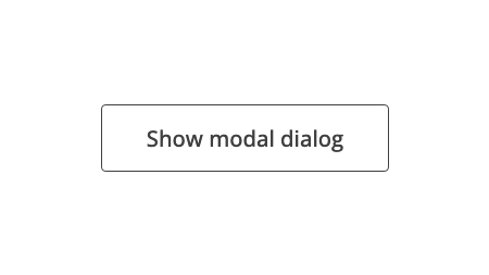 Modal component preview