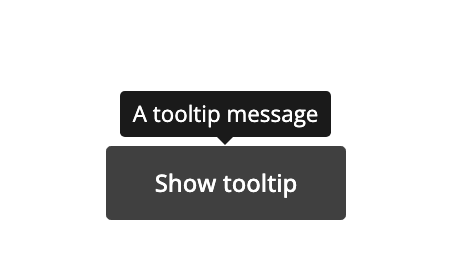 Tooltips component preview