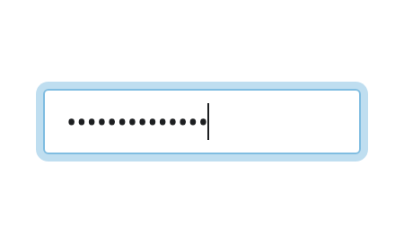 Password Field component preview