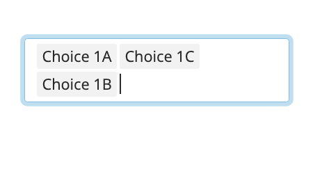 Selectize (Multiple) component preview