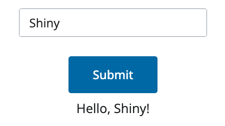 Submit Button component preview