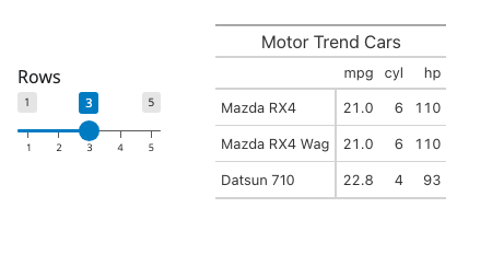 Table (gt) component preview